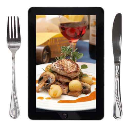 restaurant guest tablet