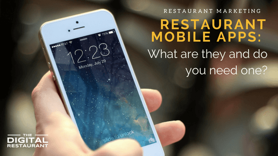 Restaurant mobile apps