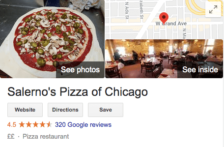 Google Restaurant Review