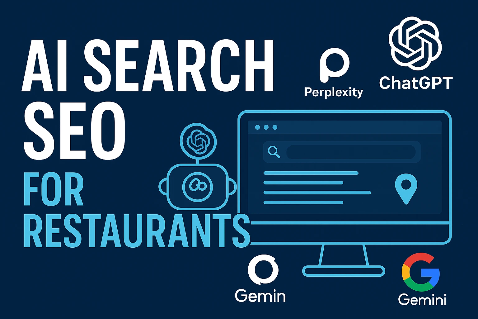 AI Search SEO for Restaurants – 2025 Guide to Ranking on ChatGPT, Perplexity, Gemini & Bing Copilot