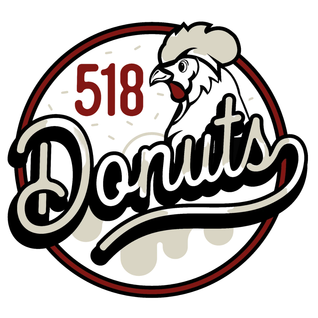 518 donughts logo